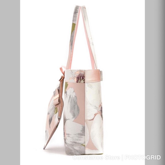 Ted Baker London Cherrey Chatsworth Satin Shopper - Picture 6 of 7
